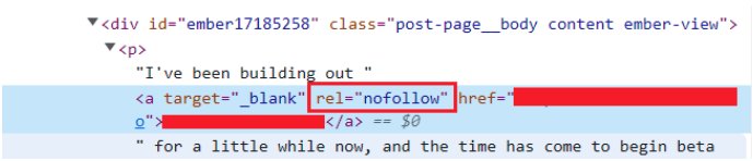 nofollow link